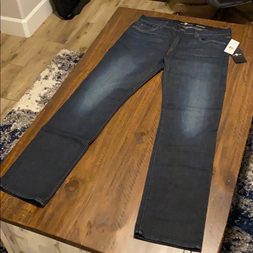 7 For All Mankind Slim Straight Leg Jeans